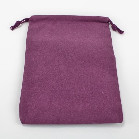 Dice Bag - Suedecloth Purple - Large - Chessex